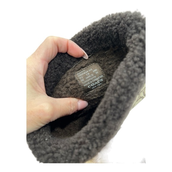 Coach Women's Sherman Signature Cold Weather Boots Size 8 B - Picture 10 of 15